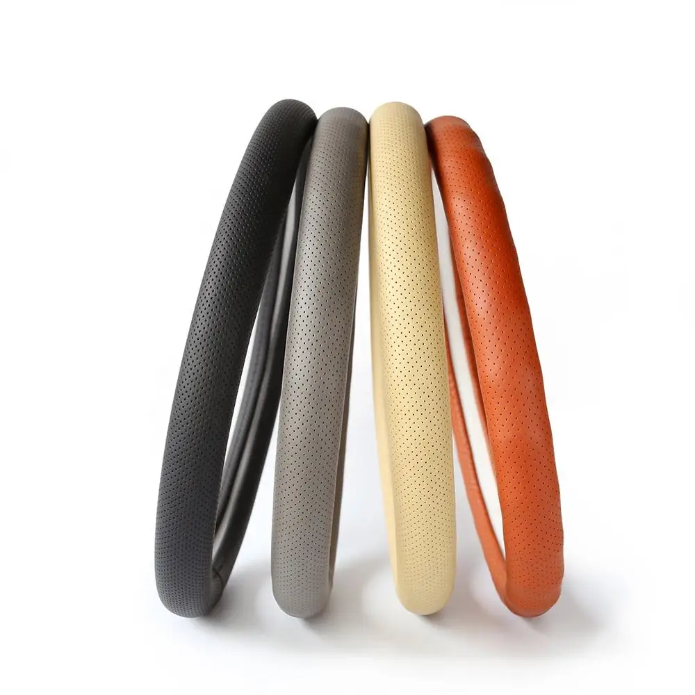 Factory supply directly PU leather high quality universal fashion Car Steering Wheel Cover
Factory supply directly PU leather high quality universal fashion Car Steering Wheel Cover