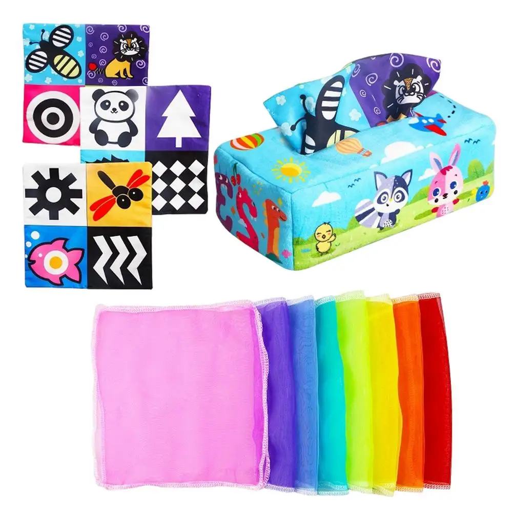 Reusable Sensory Wonder Tissue Box Sensory Tissue Box Baby Toy High Contrast Soft Stuffed Square Sensory Toys Preschool Learn
Reusable Sensory Wonder Tissue Box Sensory Tissue Box Baby Toy High Contrast Soft Stuffed Square Sensory Toys Preschool Learn