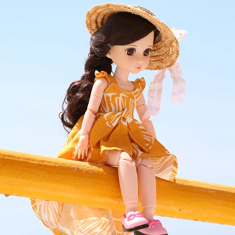 Hawaii style 30cm Dolls 13 Movable Jointed BJD Dolls Toys Beautiful dress Lovely Doll Dress Up Play House Toy for Girls Gift
Hawaii style 30cm Dolls 13 Movable Jointed BJD Dolls Toys Beautiful dress Lovely Doll Dress Up Play House Toy for Girls Gift