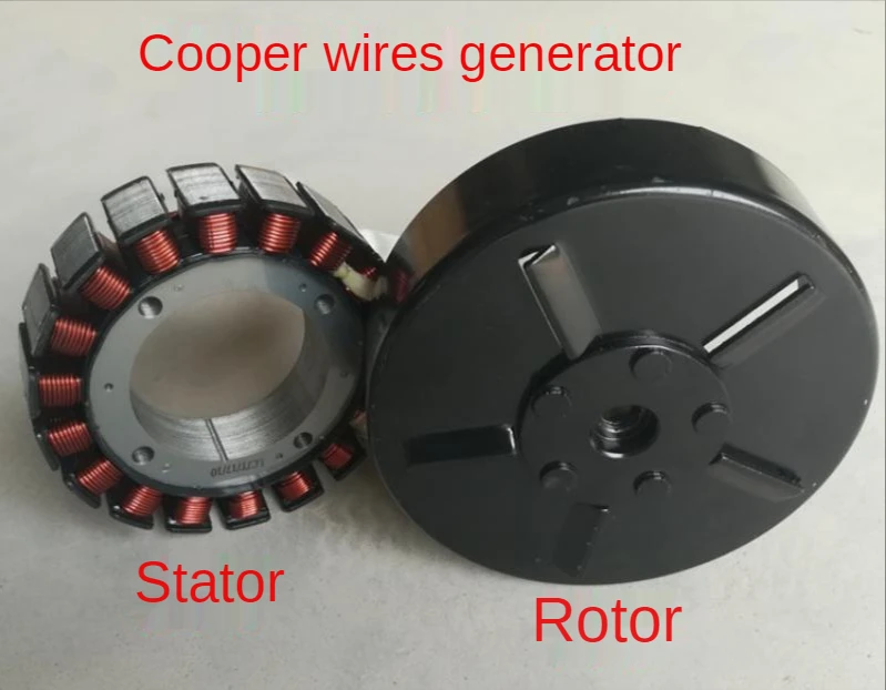 New 48V60V72V Electric Tricycle Range Extender Accessories 18-Stage Rotor Stator Pure Copper Coil Gasoline Generator
New 48V60V72V Electric Tricycle Range Extender Accessories 18-Stage Rotor Stator Pure Copper Coil Gasoline Generator