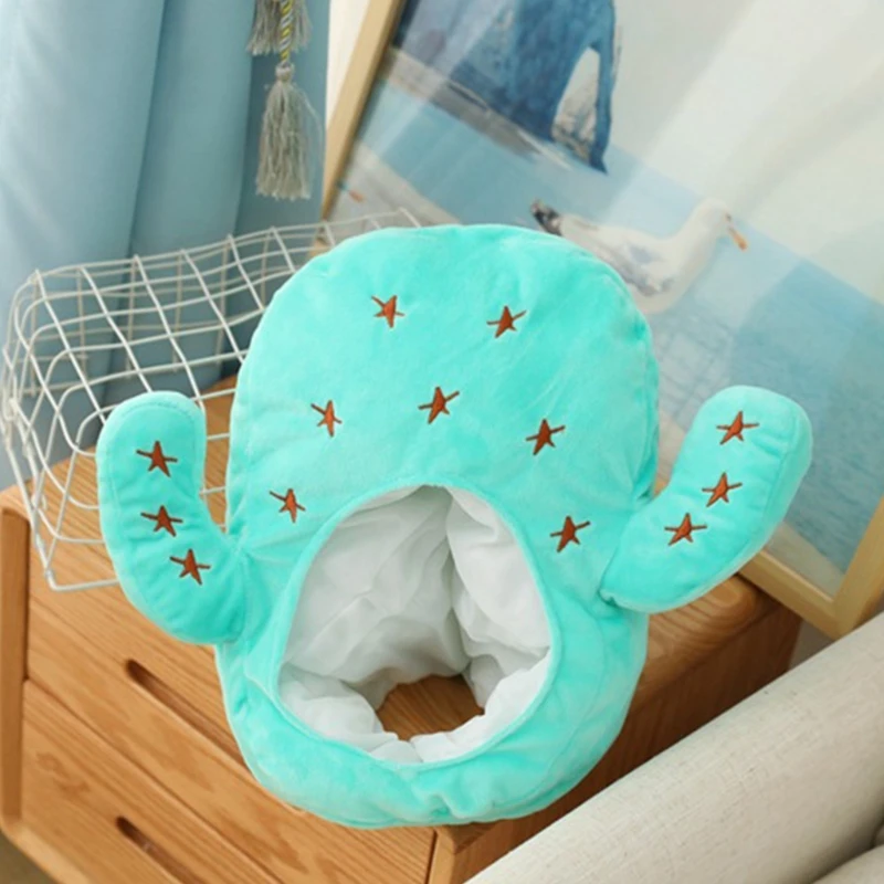 Cute Cactus Plush Hat Pillow Embroidery Stuffed Sleeping Toy Cosplay Headgear 83XF 
Cute Cactus Plush Hat Pillow Embroidery Stuffed Sleeping Toy Cosplay Headgear 83XF