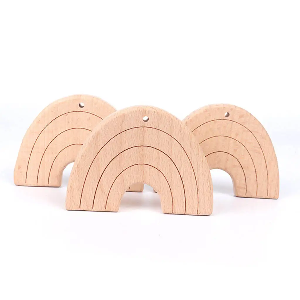 10Pack Nature Wood Toddler Teething Chew Rainbow Shape for Babies 0-6 Months
10Pack Nature Wood Toddler Teething Chew Rainbow Shape for Babies 0-6 Months