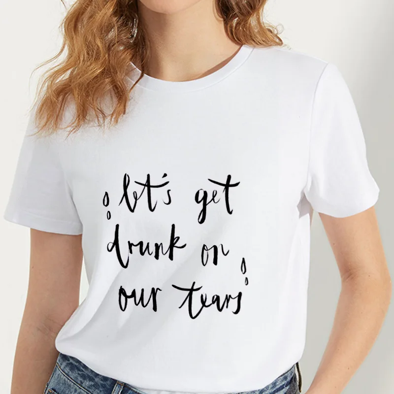 Gift for Lady Yong Girl Top New Artistic Letter Print Tshirt Women Harajuku Thin Section White Tops Summer Simple Casual T Shirt
Gift for Lady Yong Girl Top New Artistic Letter Print Tshirt Women Harajuku Thin Section White Tops Summer Simple Casual T Shirt