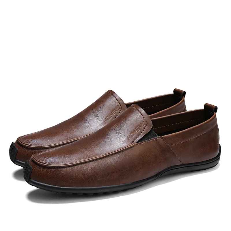 Men Leather Summer Casual Shoes Fashion Loafer Mens Slip on Coffee Men's Genuine Leather Peas Shoes Black Driving Shoes %
Men Leather Summer Casual Shoes Fashion Loafer Mens Slip on Coffee Men's Genuine Leather Peas Shoes Black Driving Shoes %