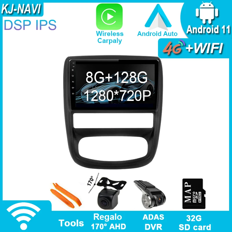 8 + 128G Android 11 для Renault Duster 1 2010 - 2015 Nissan Terrano 2014 2020 автомобильный видеопроигрыватель