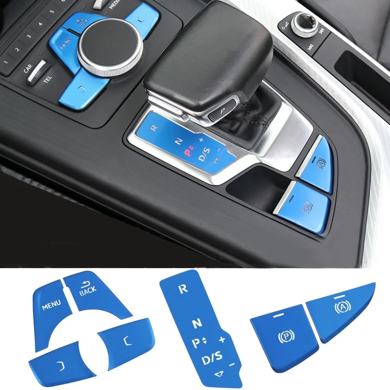 Car Styling for - A4L/Q5L Gear Shift Panel Covers Trim Console Multimedia Handbrake Buttons Interior Stickers
Car Styling for - A4L/Q5L Gear Shift Panel Covers Trim Console Multimedia Handbrake Buttons Interior Stickers