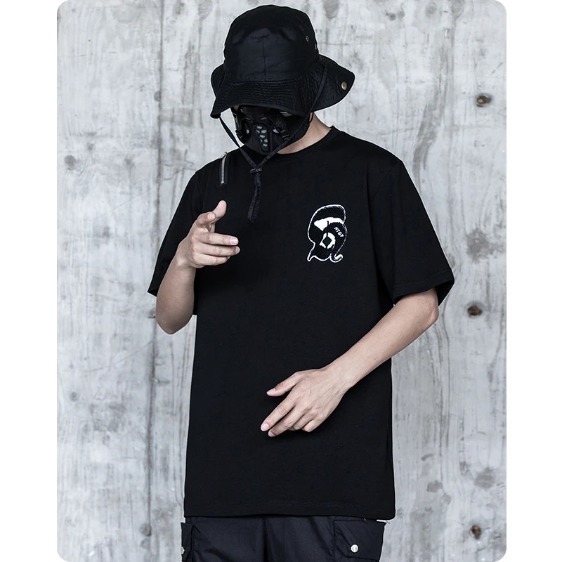 Summer short sleeve cotton T-shirt Men's clothes Harajuku Crew neck loose streetwear oversized tops Chic Safari Style Gothic
Summer short sleeve cotton T-shirt Men's clothes Harajuku Crew neck loose streetwear oversized tops Chic Safari Style Gothic