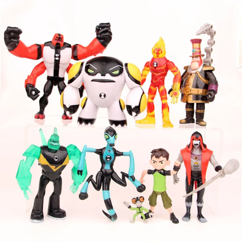 9 шт Ben 10 новых высокого качества протектор земли Семья фигурки Brinquedos игрушки
