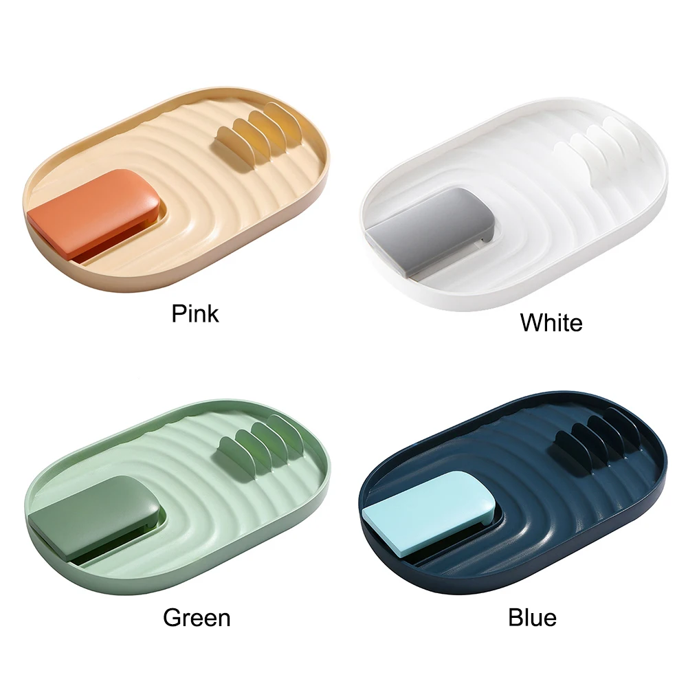 Multifunction Kitchen Ladle Spoon Rest Holder Utensil Organizer Spatula Holder Racks Pot Lid Storage Pad Rack ABS Lid Holder
Multifunction Kitchen Ladle Spoon Rest Holder Utensil Organizer Spatula Holder Racks Pot Lid Storage Pad Rack ABS Lid Holder