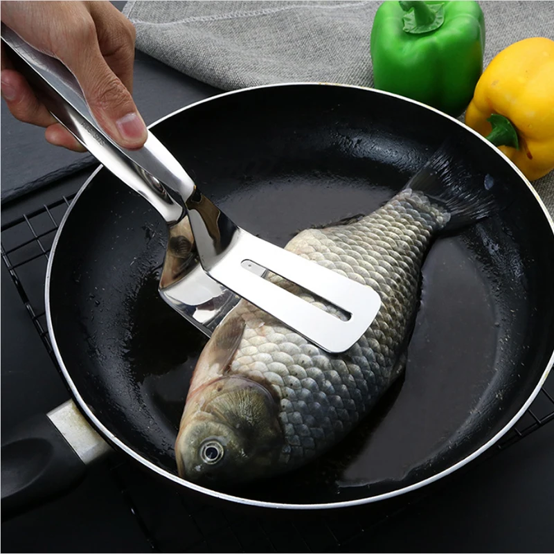 Fried Fish Spatula 304 Stainless Steel Thicken Steak Meat BBQ Bread Shovel Clip Fishes Scale Kitchen Cooking Spatulas Gadget
Fried Fish Spatula 304 Stainless Steel Thicken Steak Meat BBQ Bread Shovel Clip Fishes Scale Kitchen Cooking Spatulas Gadget