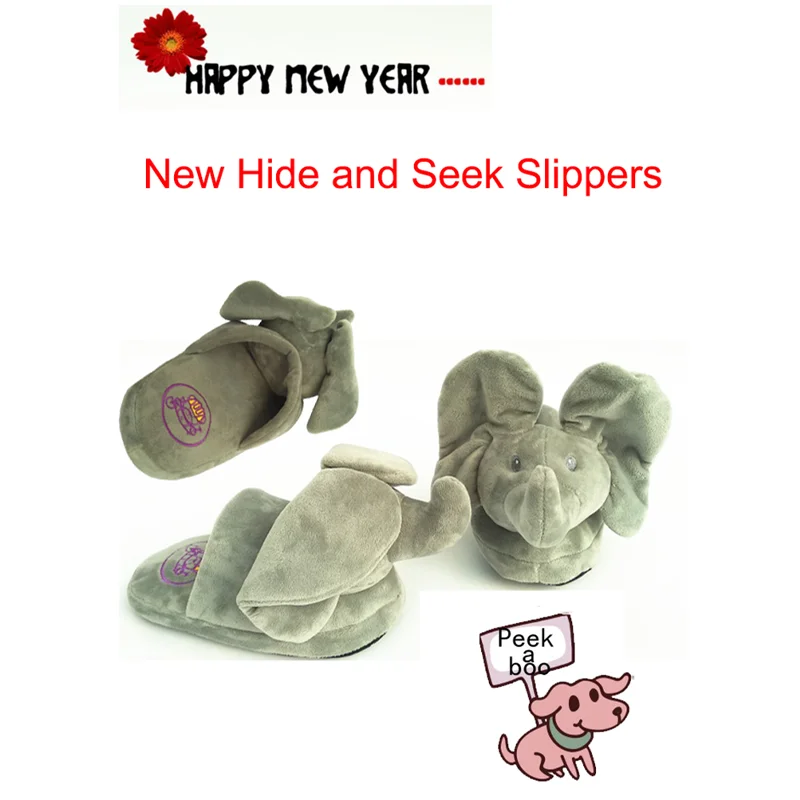 New Hide and Seek Slippers Plush Stuffed Toys Plush Elephant Toy Slippers Accompanied by Rhythm Beat Ears
New Hide and Seek Slippers Plush Stuffed Toys Plush Elephant Toy Slippers Accompanied by Rhythm Beat Ears