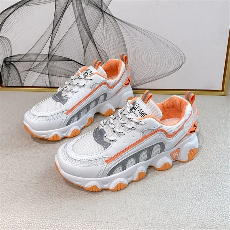 Женская спортивная обувь на платформе, кроссовки, Женская дышащая сетчатая модная обувь для бега, женская обувь 2021, новые повседневные крос... 
Женская спортивная обувь на платформе, кроссовки, Женская дышащая сетчатая модная обувь для бега, женская обувь 2021, новые повседневные крос...