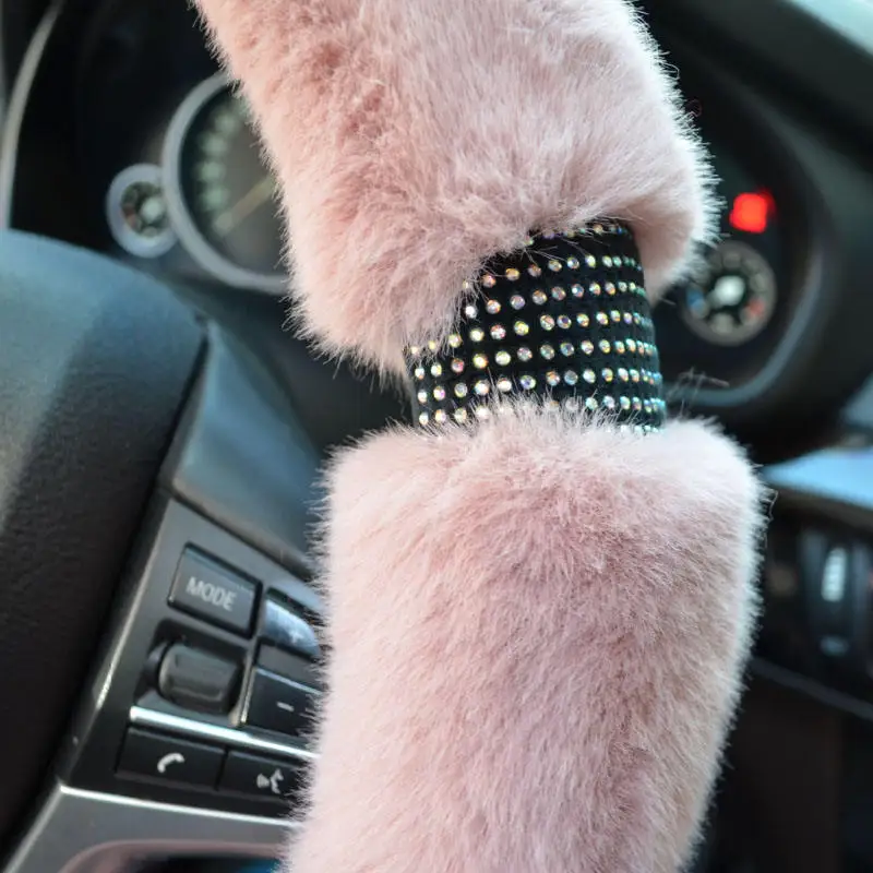 Fashion Universal Warm Winter Fur Soft Fluffy Furry Plush Rhinestones Diamond Bling Steering Wheel Covers
Fashion Universal Warm Winter Fur Soft Fluffy Furry Plush Rhinestones Diamond Bling Steering Wheel Covers