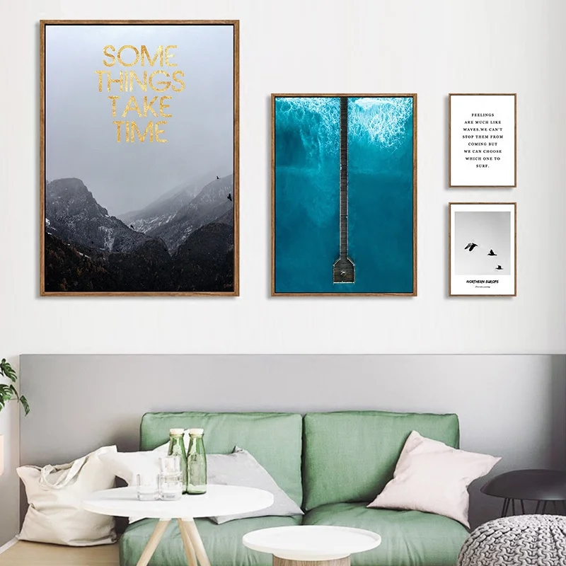 Nordic Black And White Landscape Photography Mountain Ocean Waves Canvas Painting Wall Picture Poster Living Room Decoration
Nordic Black And White Landscape Photography Mountain Ocean Waves Canvas Painting Wall Picture Poster Living Room Decoration