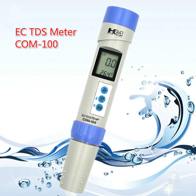 Цифровой COM-100 EC TDS измеритель температуры, водонепроницаемый тестер с автоматической калибровкой и функцией хранения данных, измерительный...
Цифровой COM-100 EC TDS измеритель температуры, водонепроницаемый тестер с автоматической калибровкой и функцией хранения данных, измерительный...