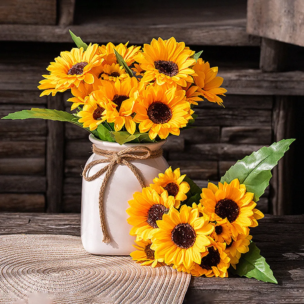 A Bunch Artificial Plastic Sunflower 13 Head Flower Artificial Real Touch Flower Garden Party Wedding Home Bookstore Decoration
A Bunch Artificial Plastic Sunflower 13 Head Flower Artificial Real Touch Flower Garden Party Wedding Home Bookstore Decoration