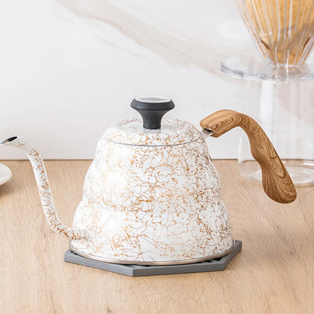 1Pc 500ml Stainless Steel Coffee Pot Wooden Handle Household Coffee Kettle
1Pc 500ml Stainless Steel Coffee Pot Wooden Handle Household Coffee Kettle