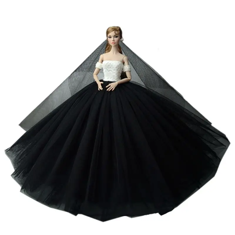 Mik Fashion Wedding Dress for 11.5" Doll Clothes Dinner Party Outfits Gown Princess Fluffy Dresses Kids Toy 
Mik Fashion Wedding Dress for 11.5" Doll Clothes Dinner Party Outfits Gown Princess Fluffy Dresses Kids Toy