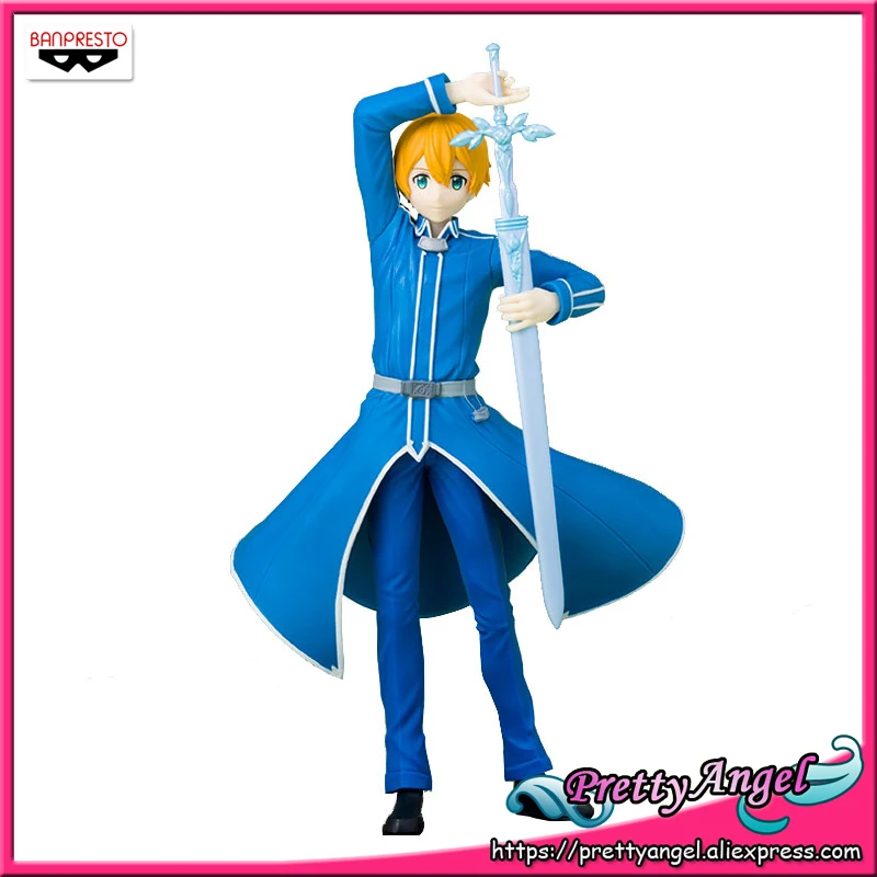 PrettyAngel-Подлинная Banpresto Sword Art Online Alicization Rising steel Eugeo Коллекционная фигурка | Игрушки