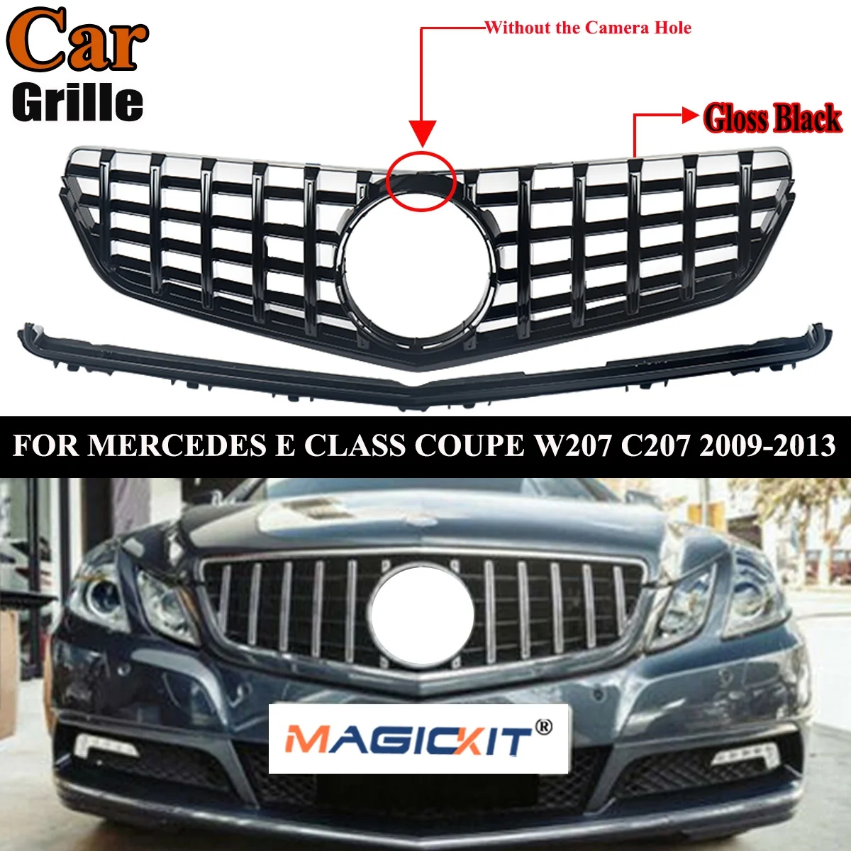 MagicKit For Mercedes Benz E Class Coupe C207 W207 AMG Panamericana GT Look Grille 09-13
MagicKit For Mercedes Benz E Class Coupe C207 W207 AMG Panamericana GT Look Grille 09-13