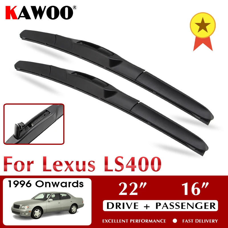 KAWOO Wiper Front Car Wiper Blades For Lexus LS400 1996 Onwards Windshield Windscreen Front Window Accessories 22"+16" LHD RHD
KAWOO Wiper Front Car Wiper Blades For Lexus LS400 1996 Onwards Windshield Windscreen Front Window Accessories 22"+16" LHD RHD