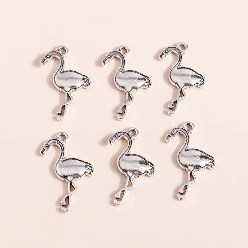20pcs 28*15mm Cute Flamingo Charms Pendants for Necklace Bracelet Keychain Accessories Alloy Bird Charms for Diy Jewelry Making
20pcs 28*15mm Cute Flamingo Charms Pendants for Necklace Bracelet Keychain Accessories Alloy Bird Charms for Diy Jewelry Making