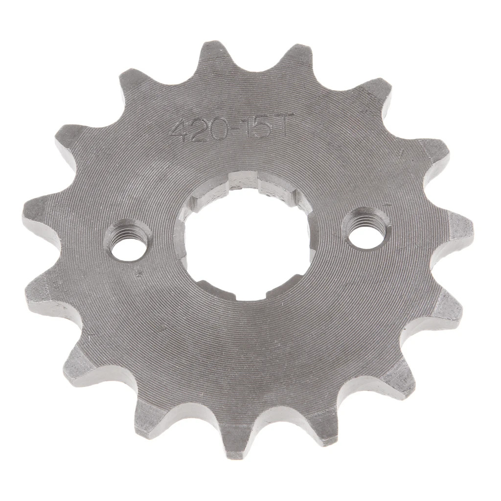 Front Drive Sprocket 15T 420 Fit JIANSHE PY80, LONCIN PY80,COYOTE90 
Front Drive Sprocket 15T 420 Fit JIANSHE PY80, LONCIN PY80,COYOTE90