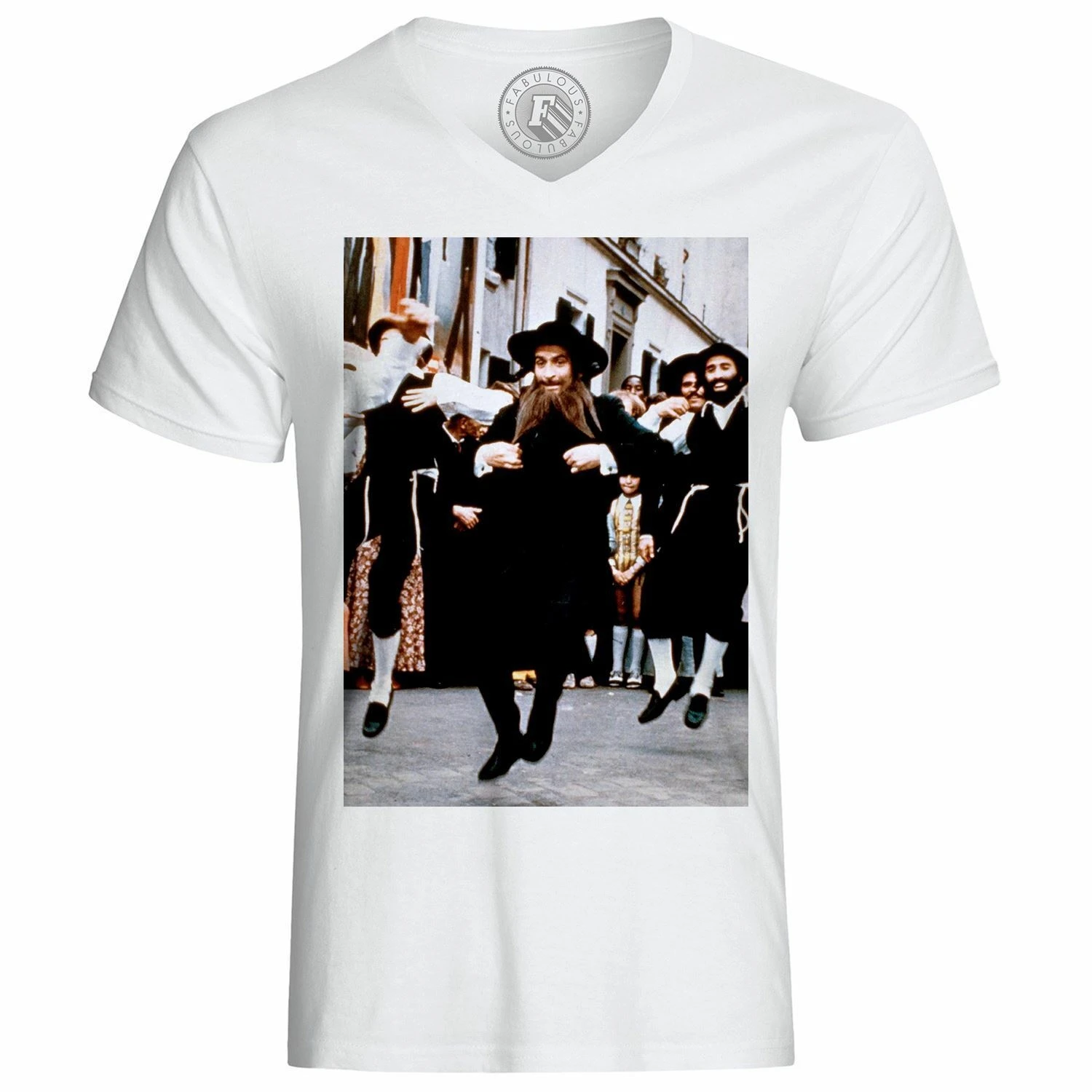 

T-shirt rabbi jacob he will dancer louis de funes french jewish dance film