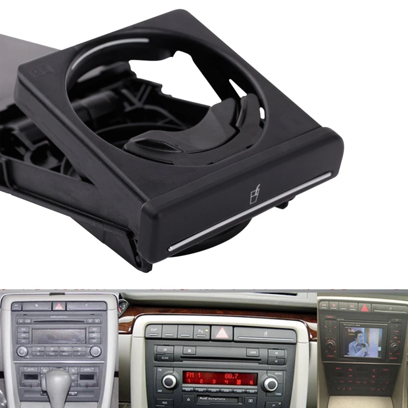 New Black Front Car Cup Holder Sliding for VW A4/B6/B7 2002-2008 8E1862534K
New Black Front Car Cup Holder Sliding for VW A4/B6/B7 2002-2008 8E1862534K