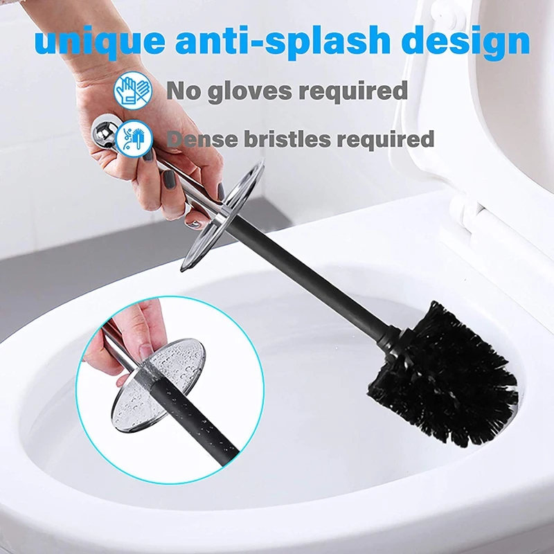 Toilet Brush and Holder, 304 Bamboo Charcoal Stainless Steel Toilet Brush for Bathroom Storage and Organization - Space Saving,
Toilet Brush and Holder, 304 Bamboo Charcoal Stainless Steel Toilet Brush for Bathroom Storage and Organization - Space Saving,