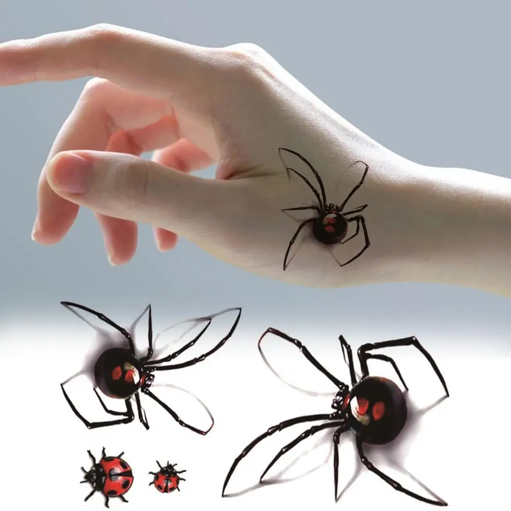 Waterproof Tattoo Sticker 3D Effect Ultra Thin Fashion Design Temporary Spider Body Art Sticker for Unisex
Waterproof Tattoo Sticker 3D Effect Ultra Thin Fashion Design Temporary Spider Body Art Sticker for Unisex