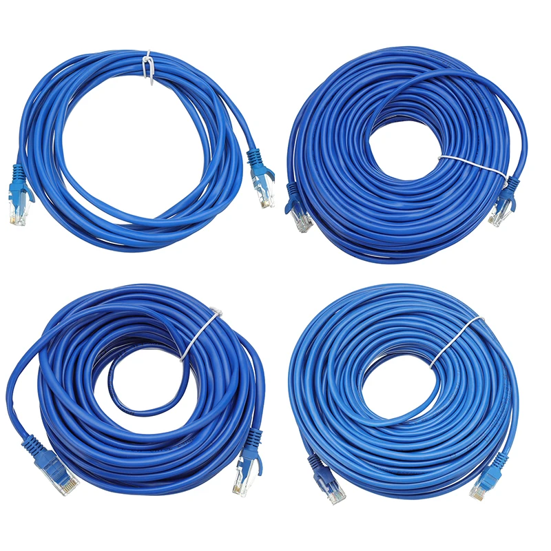 Ethernet-кабель 5/10/15/20/25/30 м высокоскоростной Интернет-кабель RJ45 CAT5 Сетевой провод Lan