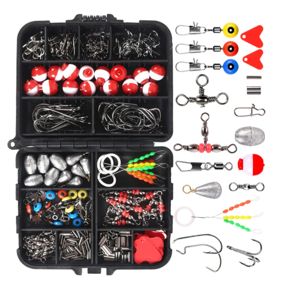 Набор рыболовных снастей из 273 шт., включая сферическую металлическую приманку, блестки, поворотный крючок для морской рыбалки
Набор рыболовных снастей из 273 шт., включая сферическую металлическую приманку, блестки, поворотный крючок для морской рыбалки