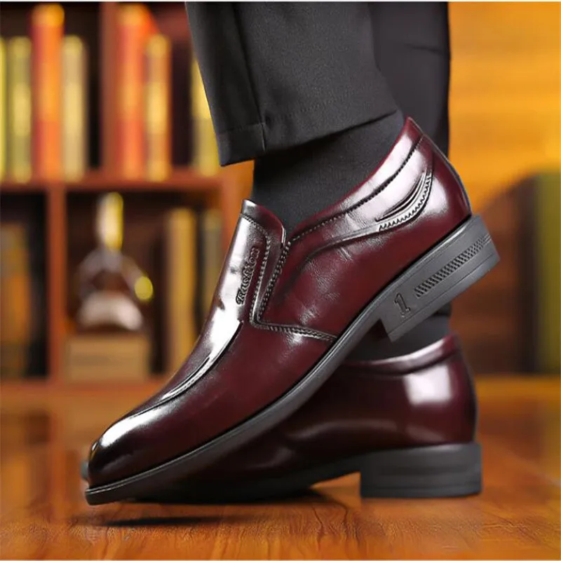 Autumn Men Office Slip On Shoes Leather Men Dress Shoes Luxury Party Loafers Men's Business Oxfords Shoe Classic Gentleman Shoes
Autumn Men Office Slip On Shoes Leather Men Dress Shoes Luxury Party Loafers Men's Business Oxfords Shoe Classic Gentleman Shoes