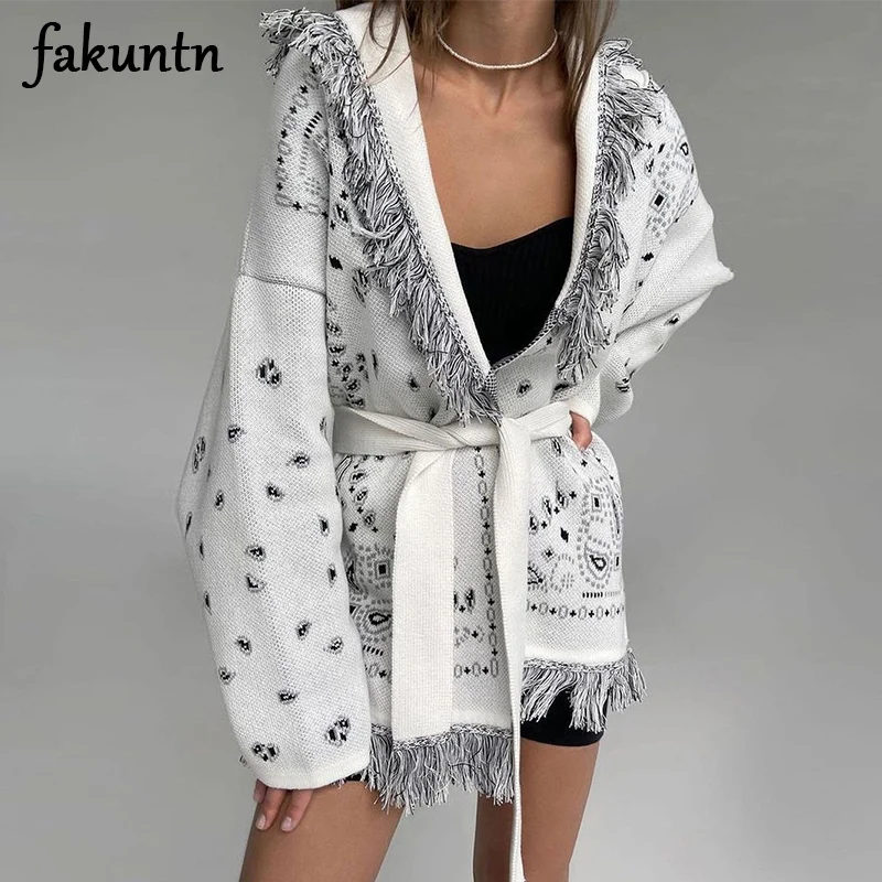 Модный Повседневный Кардиган FAKUNTN для женщин, Свитер оверсайз, пальто с бахромой, на шнуровке, с принтом, кардиган оверсайз, куртка, женский с...
Модный Повседневный Кардиган FAKUNTN для женщин, Свитер оверсайз, пальто с бахромой, на шнуровке, с принтом, кардиган оверсайз, куртка, женский с...