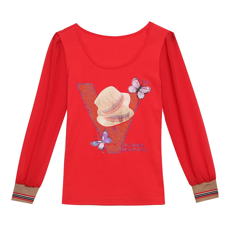 Hot drilling Women tshirt New 2021 Spring Long Sleeve Print Tops And Shirt Elegant Slim Mesh T-Shirt Plus Size Blusas
Hot drilling Women tshirt New 2021 Spring Long Sleeve Print Tops And Shirt Elegant Slim Mesh T-Shirt Plus Size Blusas