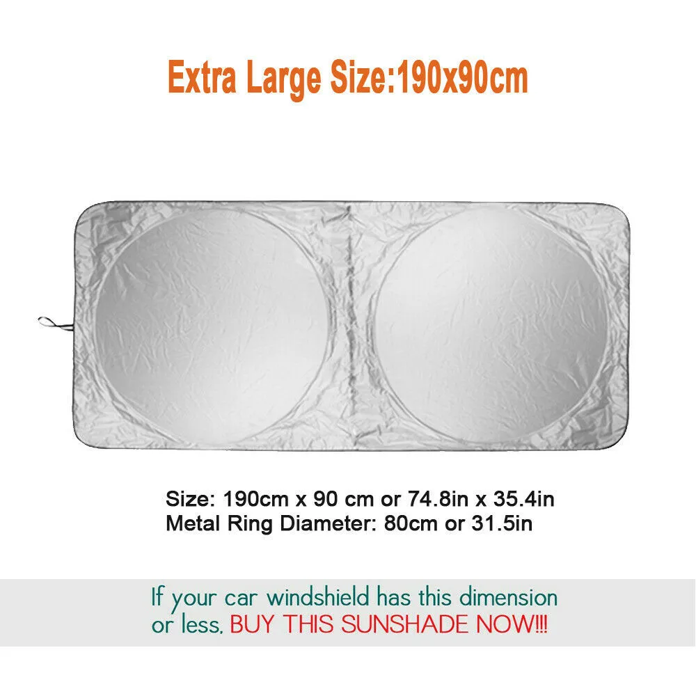 1Pcs Automobile Sun Shade Cover Car Windshield Snow Sun Shade Waterproof Protector Cover Car Front Windscreen Cover 90x190cm
1Pcs Automobile Sun Shade Cover Car Windshield Snow Sun Shade Waterproof Protector Cover Car Front Windscreen Cover 90x190cm