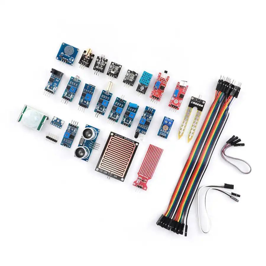 Sensor Module Kit for Raspberry Pi 22 in 1 Beginner Learning Starter Electronic Component Beginner Sensor Module Tool Kit
Sensor Module Kit for Raspberry Pi 22 in 1 Beginner Learning Starter Electronic Component Beginner Sensor Module Tool Kit