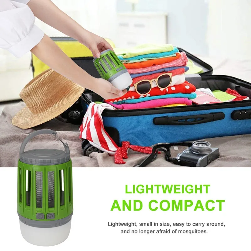 2 in 1 USB Rechargeable LED Mosquito Killer Lamp High/Low Light 360-400NM UV Mosquito Zapper Light For Bedroom, Garden,Camping
2 in 1 USB Rechargeable LED Mosquito Killer Lamp High/Low Light 360-400NM UV Mosquito Zapper Light For Bedroom, Garden,Camping