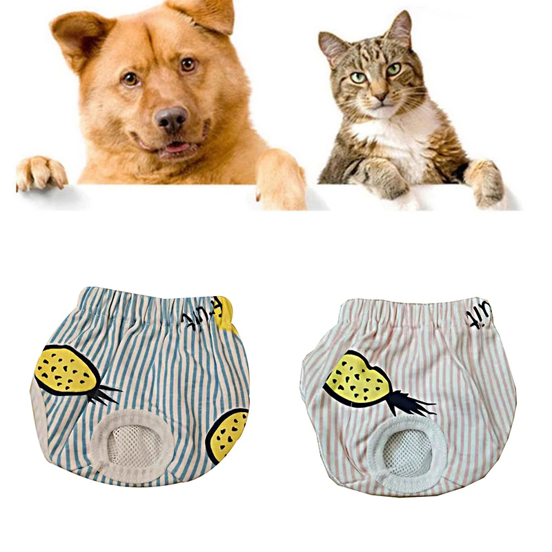1PC Pet Physiological Pants Pineapple Stripe Dog Underwear Diapers Cute Breathable Sanitary Pet Briefs Puppy Short Panties
1PC Pet Physiological Pants Pineapple Stripe Dog Underwear Diapers Cute Breathable Sanitary Pet Briefs Puppy Short Panties
