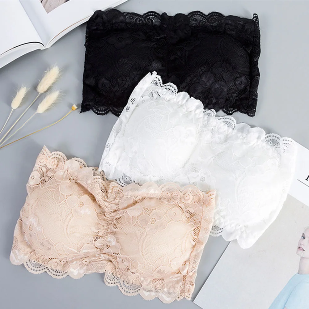2021 New Arrival Women Push Up Wireless Lace Bra Lace Tube Top Bandeau Crop Tank Seamless Padded Underwear For Women Hot
2021 New Arrival Women Push Up Wireless Lace Bra Lace Tube Top Bandeau Crop Tank Seamless Padded Underwear For Women Hot