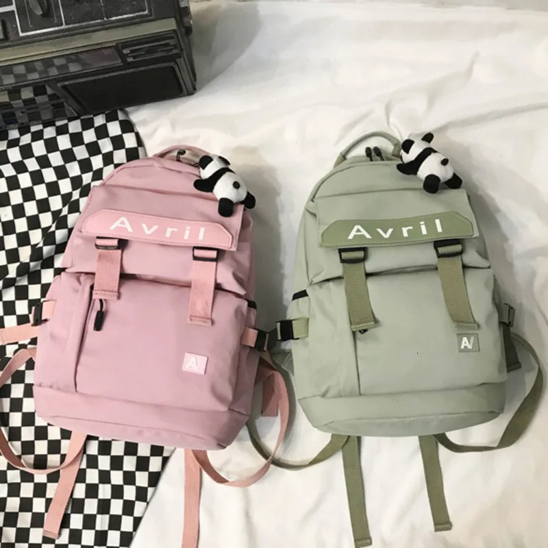 Female School Bag For Teenage Girl 2020 Nylon Ornaments Panda Travel Backpack Women Mochilas Sac Dos Ladie Rucksack Men Bag Pack
Female School Bag For Teenage Girl 2020 Nylon Ornaments Panda Travel Backpack Women Mochilas Sac Dos Ladie Rucksack Men Bag Pack