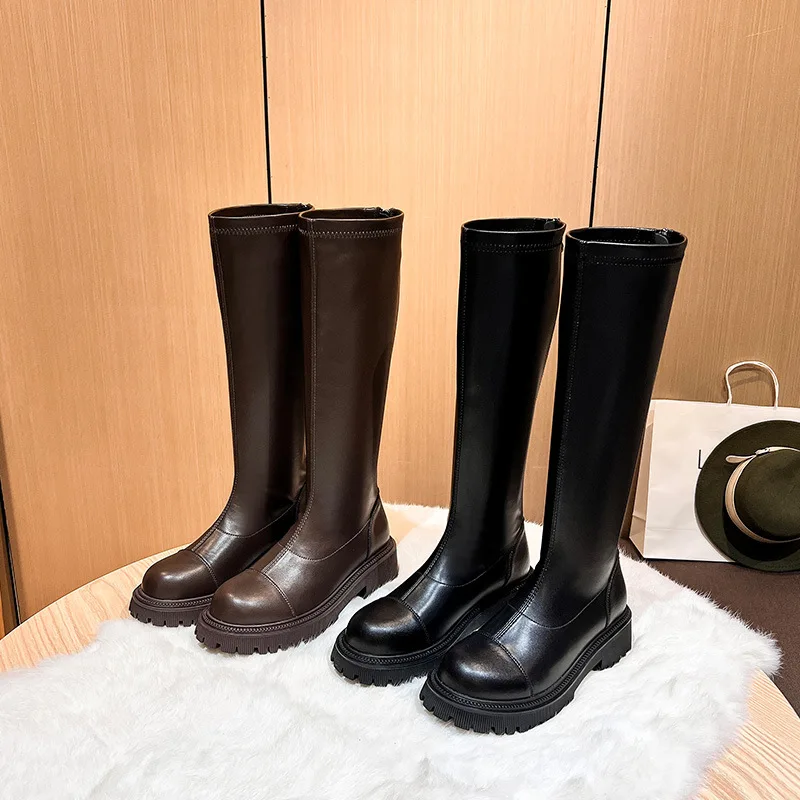 2022 spring New Knight Boots Retro College British Style Thick Bottom Thick Heel Motorcycle Boots Fashion women Shoes Long Boot
2022 spring New Knight Boots Retro College British Style Thick Bottom Thick Heel Motorcycle Boots Fashion women Shoes Long Boot