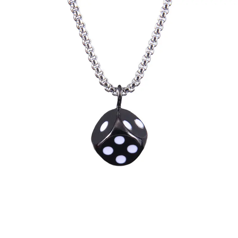 New Trend Punk Style Fun Dice Necklaces For Men And Women Couple Personality Square Dices Pendant Necklace Jewelry Accessories
New Trend Punk Style Fun Dice Necklaces For Men And Women Couple Personality Square Dices Pendant Necklace Jewelry Accessories