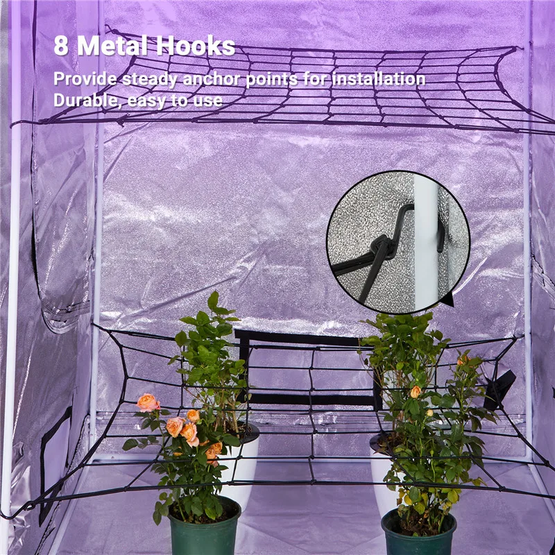 Inkbird 2Pcs Elastic Trellis Net Plant Growing Mesh for Grow Tent Greenhouse Garden Orchard Hydroponics Cultivation Vine Climb
Inkbird 2Pcs Elastic Trellis Net Plant Growing Mesh for Grow Tent Greenhouse Garden Orchard Hydroponics Cultivation Vine Climb