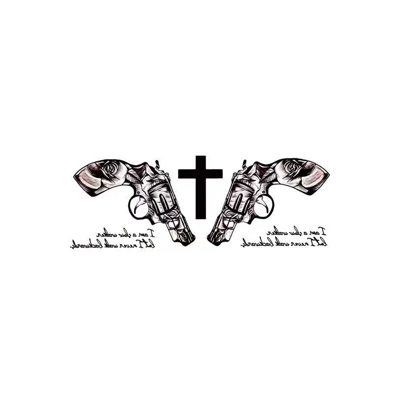 1PC Gun And Cross Temporary Tattoo Stickers For Men Women Chest Arm Body Art Waterproof Fake Tattos Flash Decals Tatoos
1PC Gun And Cross Temporary Tattoo Stickers For Men Women Chest Arm Body Art Waterproof Fake Tattos Flash Decals Tatoos