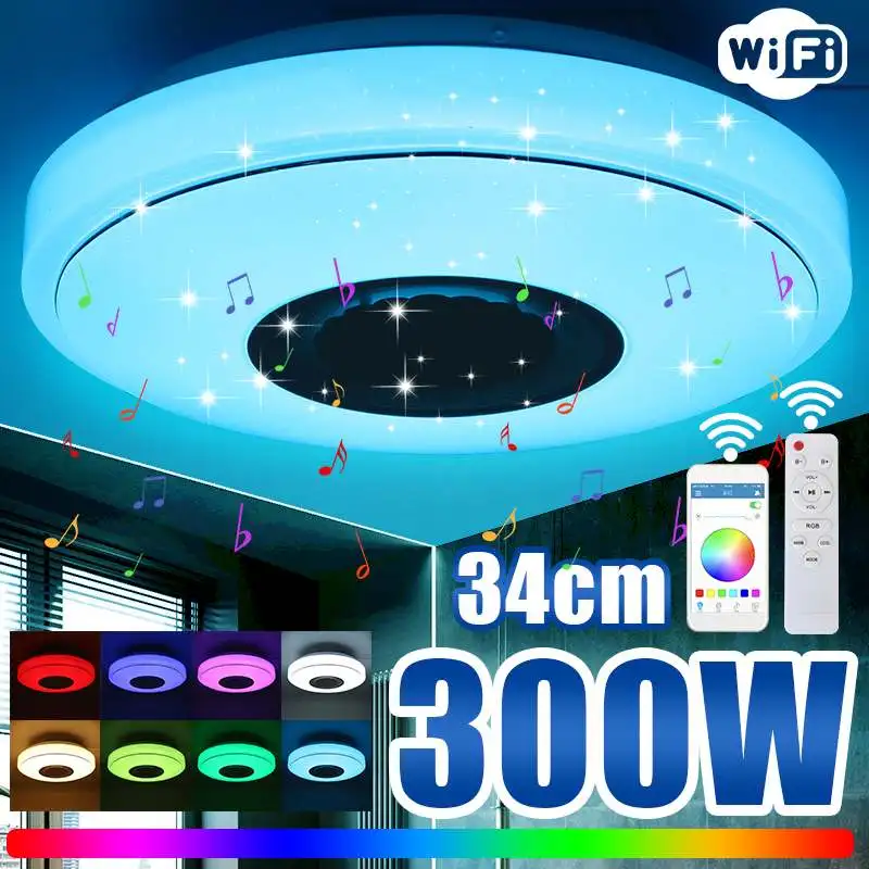 Современный RGB светодиодный потолочный светильник, 300 Вт, Домашний Светильник с дистанционным управлением через приложение, музыкальный св...
Современный RGB светодиодный потолочный светильник, 300 Вт, Домашний Светильник с дистанционным управлением через приложение, музыкальный св...
