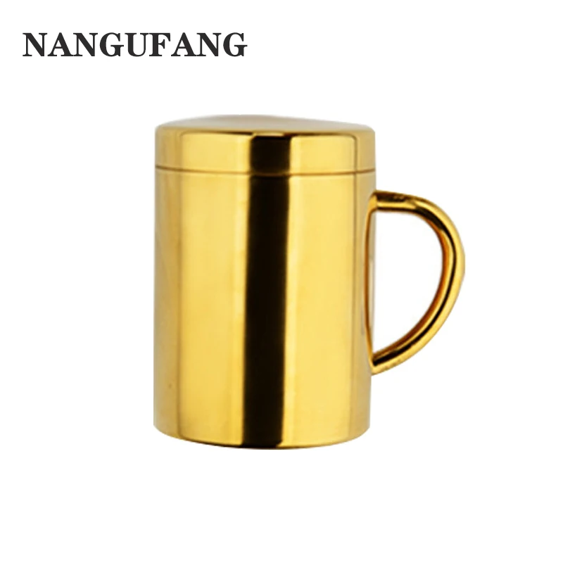 Stainless Steel Mug for Coffee Milk Cola Beer Tea Anti-Scalding Cup with Handle Golden Silver Water Cups 210ml 260ml 400ml
Stainless Steel Mug for Coffee Milk Cola Beer Tea Anti-Scalding Cup with Handle Golden Silver Water Cups 210ml 260ml 400ml