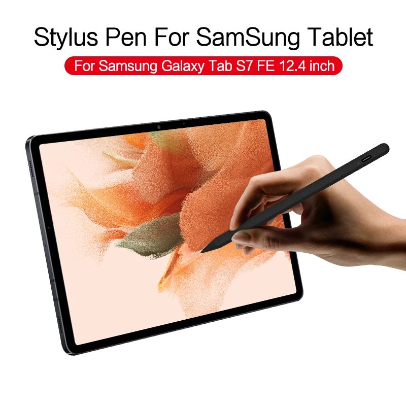 Стилус для Samsung Galaxy Tab S7 FE LTE 12,4, ручка для планшета, перезаряжаемая для Galaxy SM-T735 T733, стилус для сенсорного экрана, карандаш для рисования
Стилус для Samsung Galaxy Tab S7 FE LTE 12,4, ручка для планшета, перезаряжаемая для Galaxy SM-T735 T733, стилус для сенсорного экрана, карандаш для рисования
