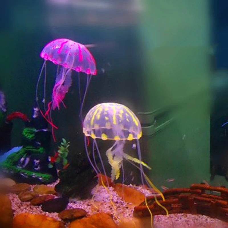 1 шт. искусственная Медуза для аквариума|Декорации| |